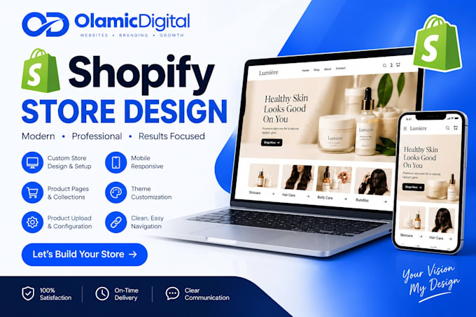 shopify store designer shopify store