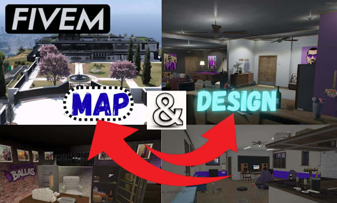 design mlo interiors, maps, and props tailored for fivem