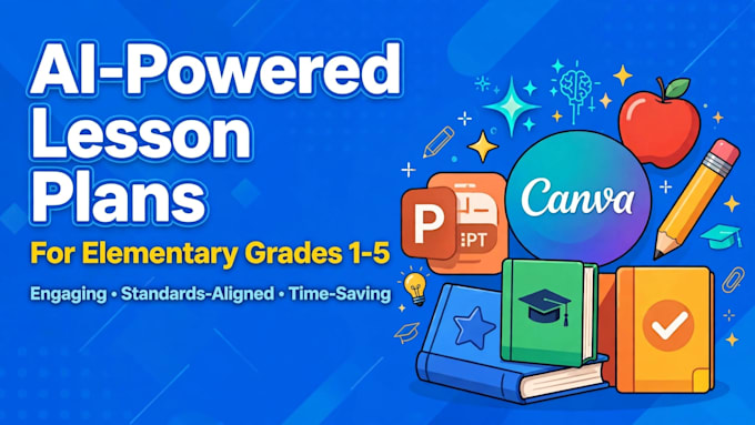 do custom elementary lesson plans with activities and worksheets