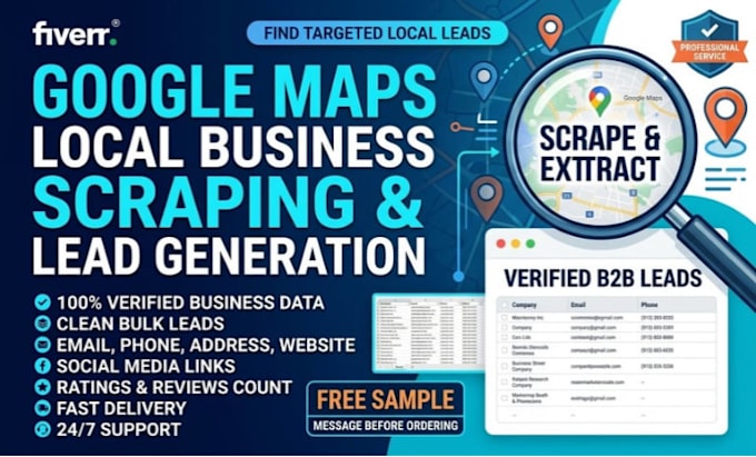do google maps scraping for local business lead generation