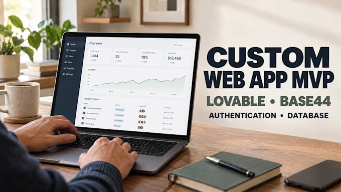 build a custom web app mvp with lovable and base44