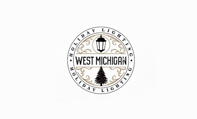 design monogram custom holiday lighting logo