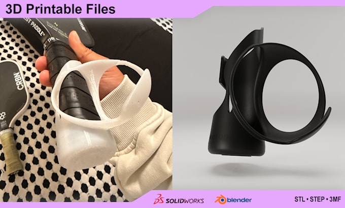 design 3d cad model and stl files for 3d printing