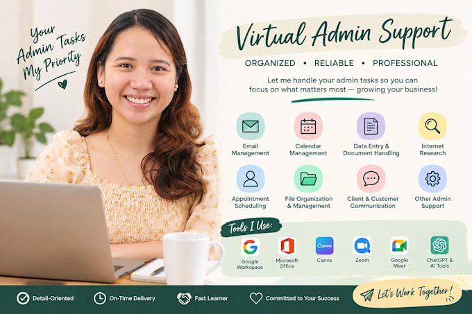 provide reliable virtual admin support