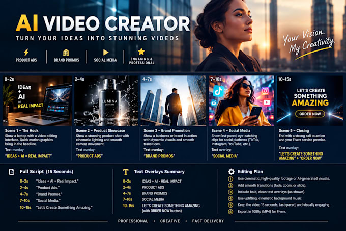 create cinematic ai video ai animation ai generated video