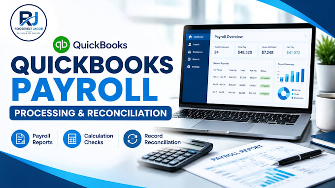 process payroll in quickbooks online payroll and reconcile reports