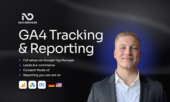 set up ga4 tracking and reporting for leads and ecommerce