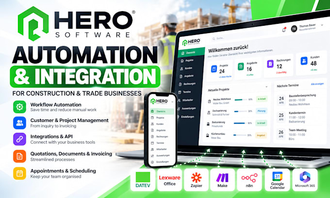 automate hero software workflows and build integrations