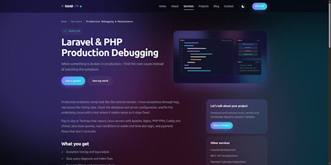 upgrade your PHP version and fix PHP errors on laravel or wordpress