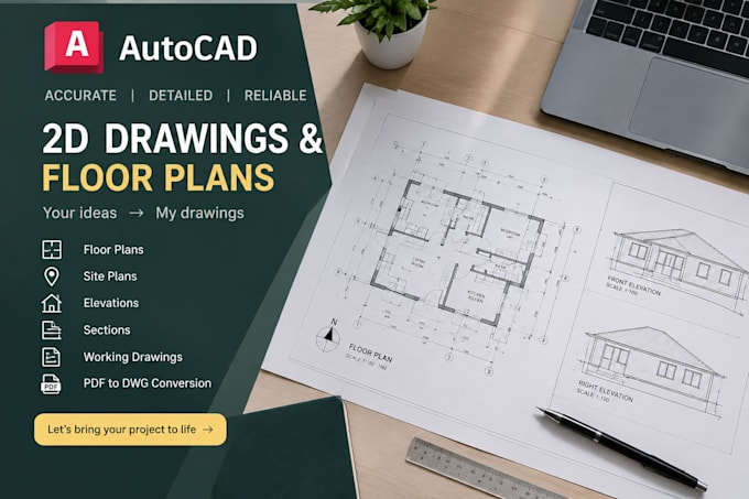 do floor plan and autocad