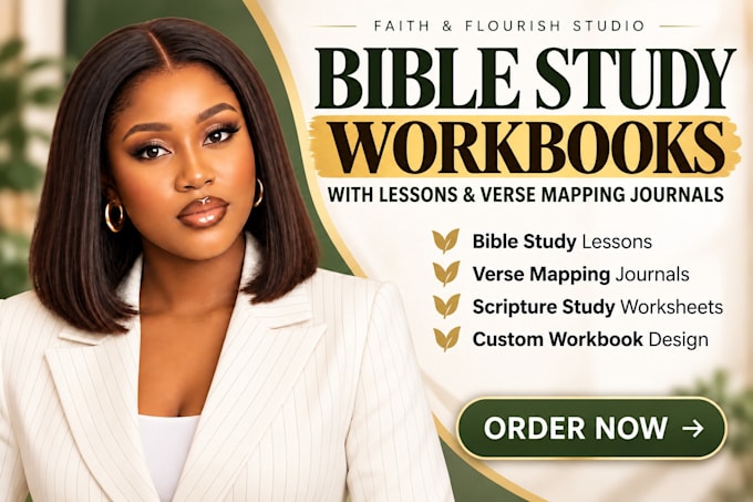 create bible study workbooks with lessons and verse mapping journals