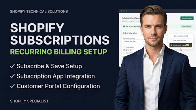 setup shopify subscription app recharge appstle recurring billing
