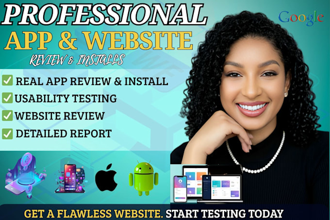 do detailed mobile app review usability testing and feedback
