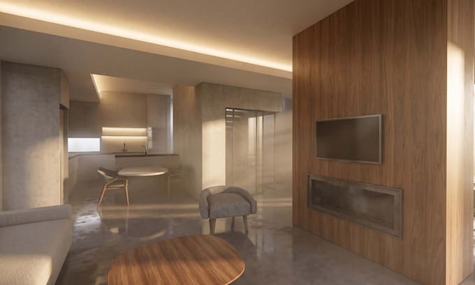 create photoreal interior and exterior architectural renders