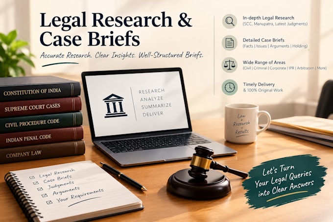 do legal research and prepare case briefs