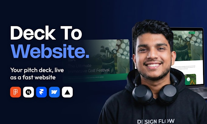 turn your pitch deck into a fast, responsive website