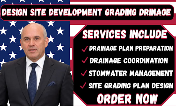 design site development grading drainage and erosion control plan