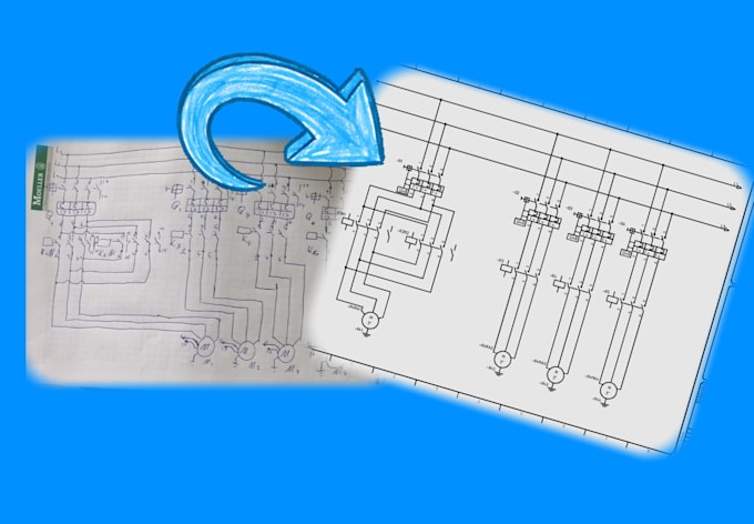 redraw your electrical schematic in autocad