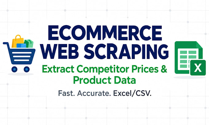 scrape ecommerce data, competitor prices, and product listings