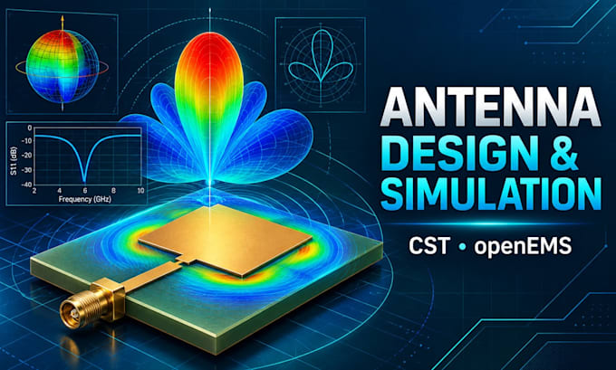 design and simulate your antenna using cst studio suite or openems
