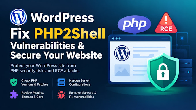 fix php2shell vulnerabilities and secure your wordpress website