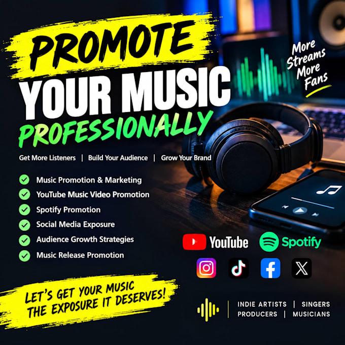 promote your music professionally