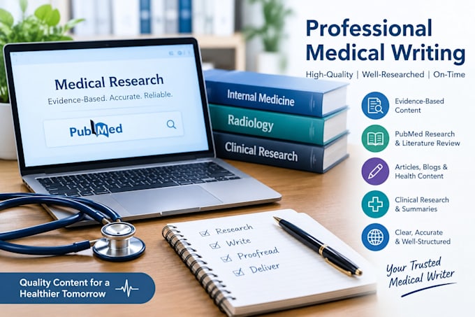 write medical and health articles