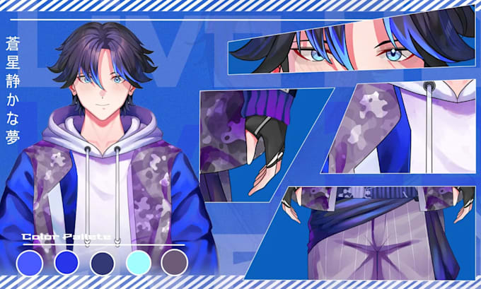design and rig custom live2d vtuber model anime vtuber rigging 3d nsfw vtuber