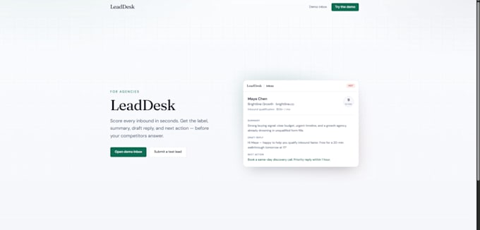 build an ai lead qualification system for your agency