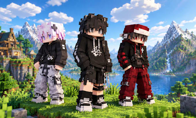 create custom minecraft skins, characters, outfits and player models
