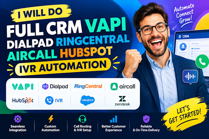 do full crm vapi dialpad ringcentral aircall hubspot ivr automation