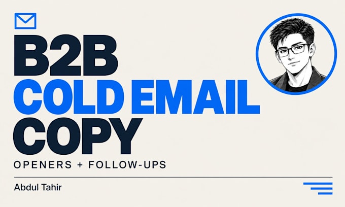 write b2b cold emails and follow up sequences