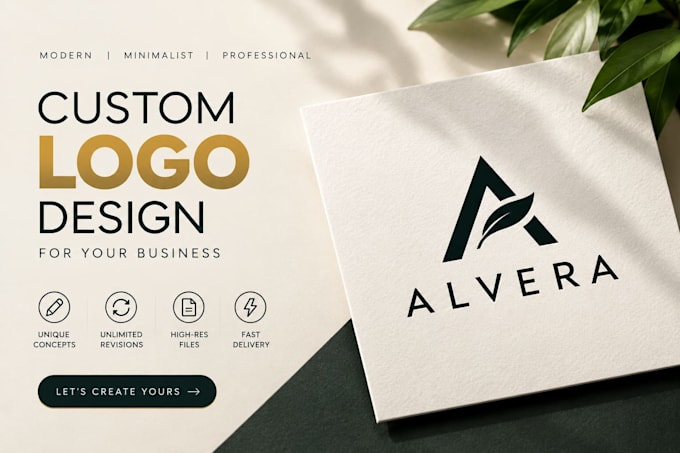 Design a modern minimalist logo for your business by Awesomespectrum ...