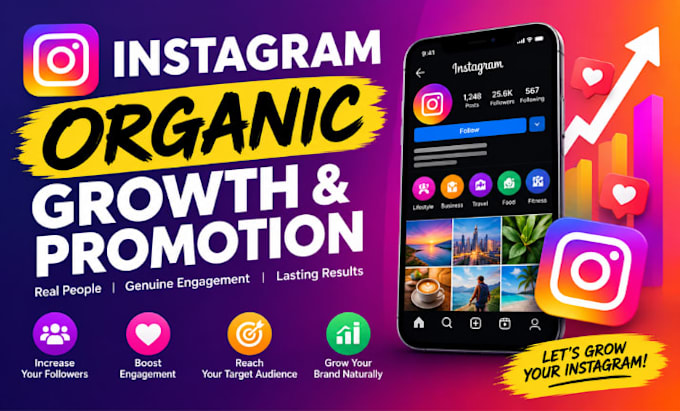 do instagram organic growth and promotion