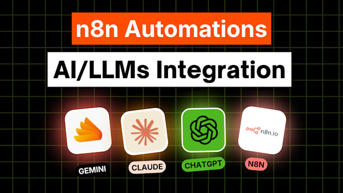 build custom n8n automations, ai agents, and llm integrations