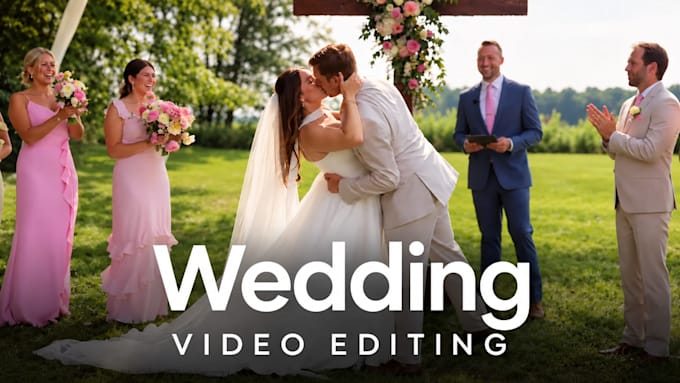 do wedding video editing for highlights and teasers