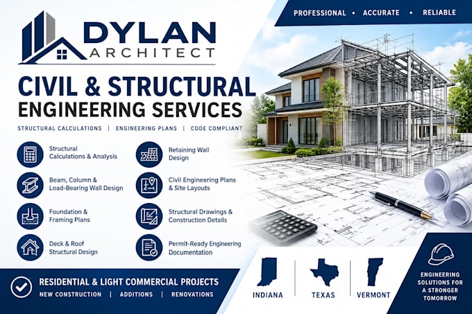 civil engineer structural engineer structural calculations indiana texas vermont