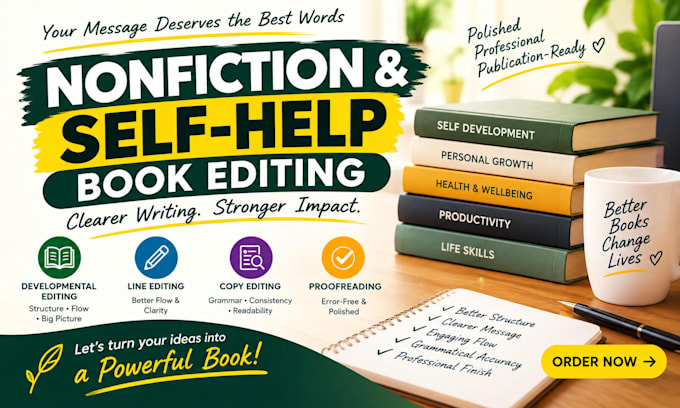 copy edit and proofread your nonfiction book