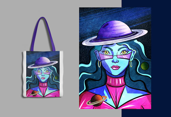 create custom illustrated artwork for your merchandise