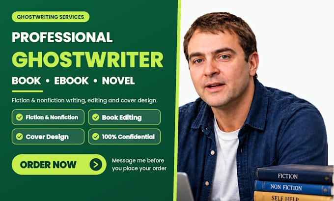 ghostwrite your self help book, ebook design, book cover, and book and edition
