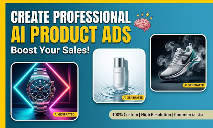 create professional ai product ads