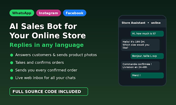 build an ai whatsapp chatbot for your ecommerce store with full source code