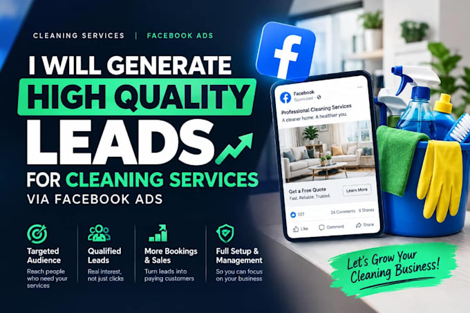generate high quality carpet cleaning leads, commercial cleaning leads
