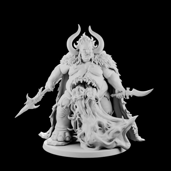 create custom 3d statue, action figures, figurine, and 3d printable model