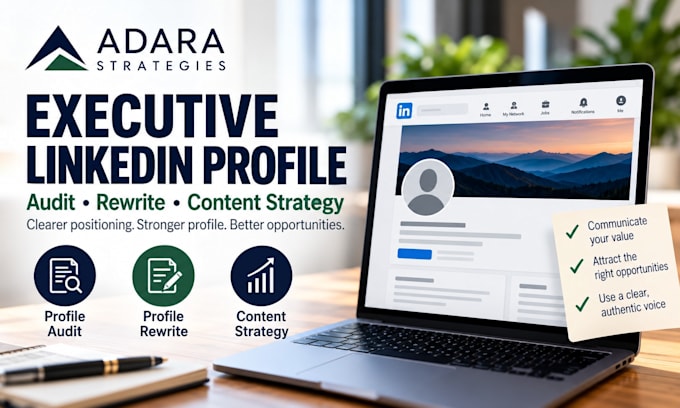 audit and improve your executive linkedin profile
