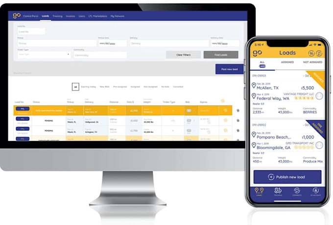 build a courier dispatch and proof of delivery app