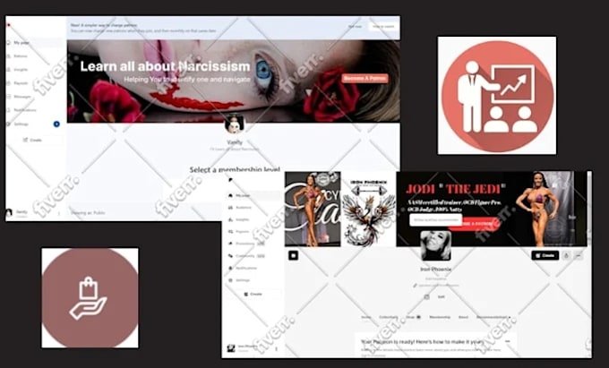 create and optimize patreon profile and do a professional page setup