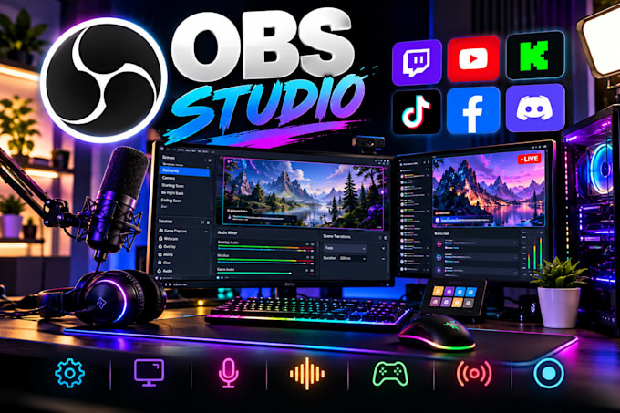 setup obs studio, streaming, recording, twitch, youtube stream obs optimization
