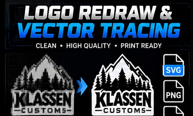 redraw your logo and convert your image to vector svg