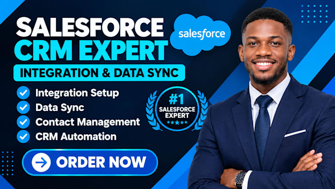 salesforce CRM integration data sync automation and contact record management